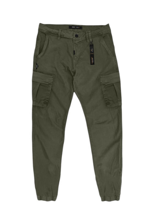 Double Men's Trousers Cargo GREEN