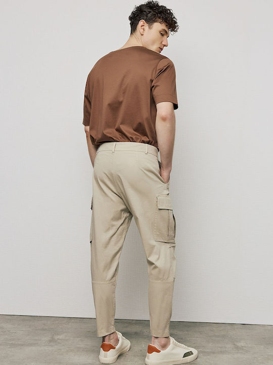 P/Coc Herrenhose Cargo in Normaler Passform Beige