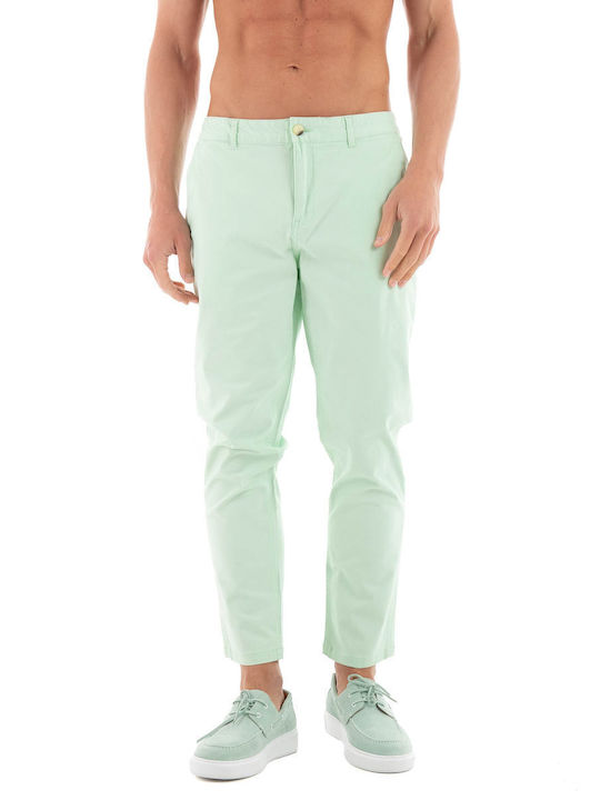 Scotch & Soda Drift Garment Dyed Men's Trousers Chino Light Green