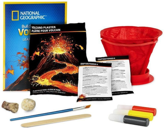 Giochi Preziosi National Geographic Φτιάξε Το Δικό Σου Ηφαίστειο STEM Educational Game Experiments National Geographic for 8+ Years Old