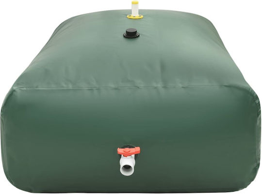 vidaXL Vertical Cylindrical Plastic Storage Tank 5000lt for Water / Petroleum / Oil Green