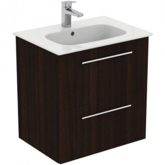Ideal Standard Шкаф със Мивка Coffee Oak