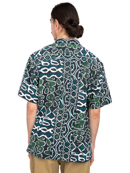 Element Men's Shirt Short Sleeve Cotton Camo Snake Camo