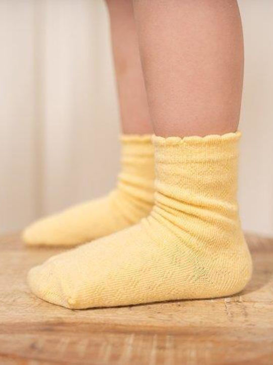 Little Dutch Kindersocken Pink / White / Yellow 3 Paar