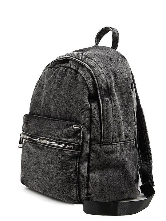 black faux leather backpack with studs CmengAo Studded for Women, 16.5