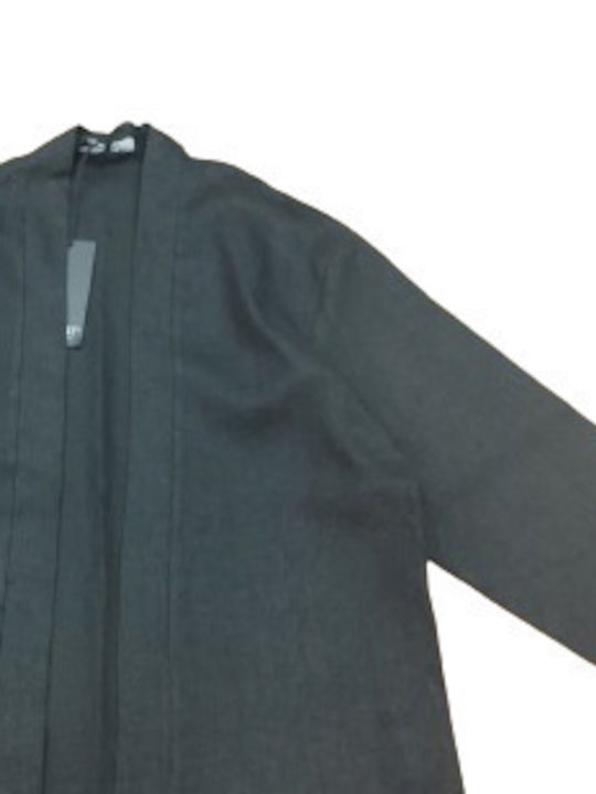 Just West Men's Shirt Linen Black