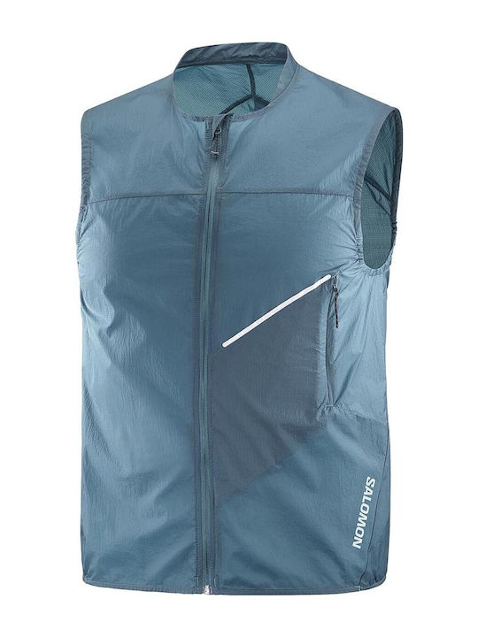 Sense Aero Wind Ärmellos Jacke Wasserdicht und Winddicht Blau