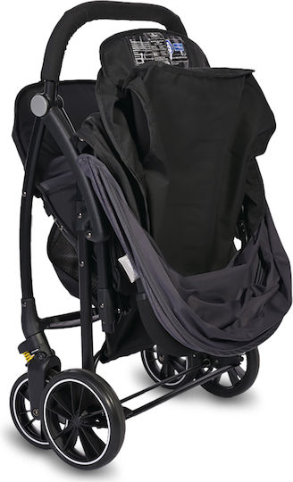 Lorelli Fresh Baby Stroller Suitable for Newborn Jasper Black 5.9kg