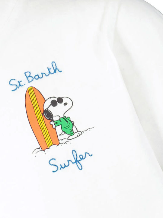 Snoopy Surfer T-Shirt Weiß