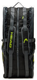 Head Base Racquet Чанта за Рамо / Ръчна Тенис 9 ракети Черен