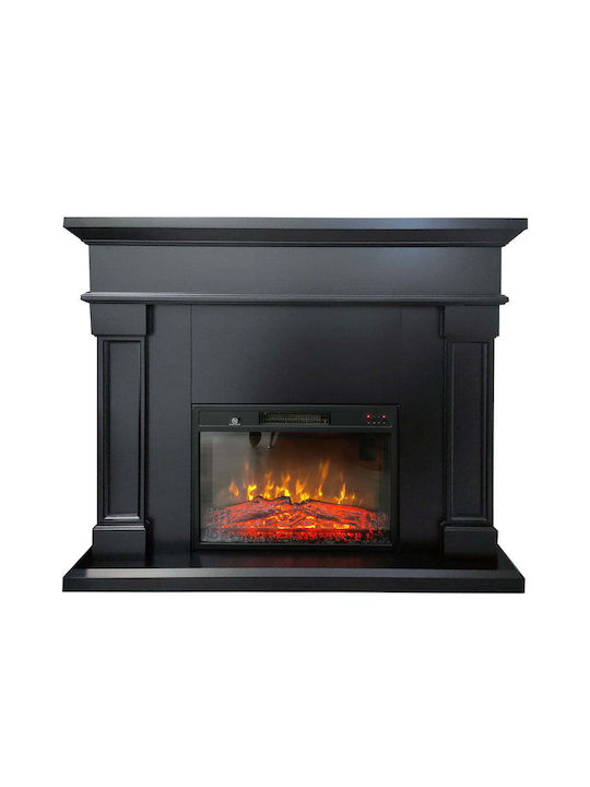 ElectricSun Επιδαπέδιο Ηλεκτρικό Τζάκι 10W 58.5x102cm Μαύρο