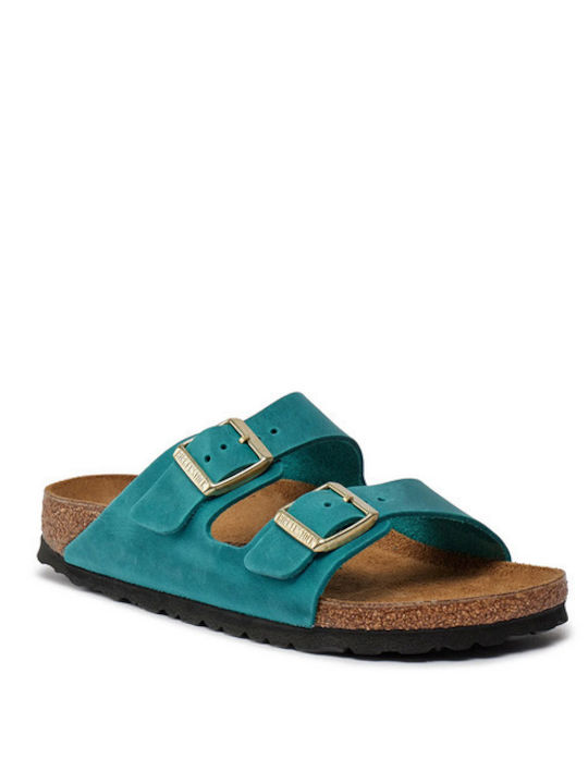 Birkenstock Leoi Ανδρικά Σανδάλια σε Μπλε Χρώμα