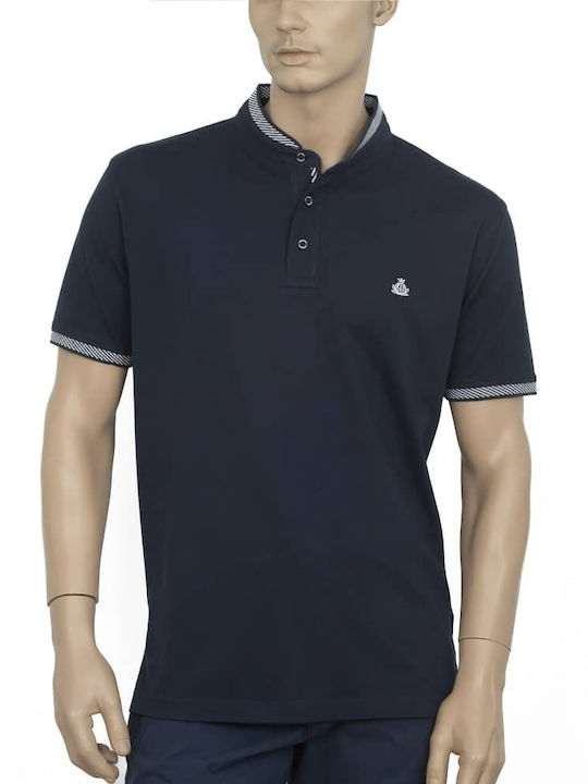 Short Sleeve Blue Blouse