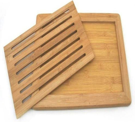 Kesper Επιφάνεια Κοπής για Ψωμί Ξύλινη Καφέ 42x28cm