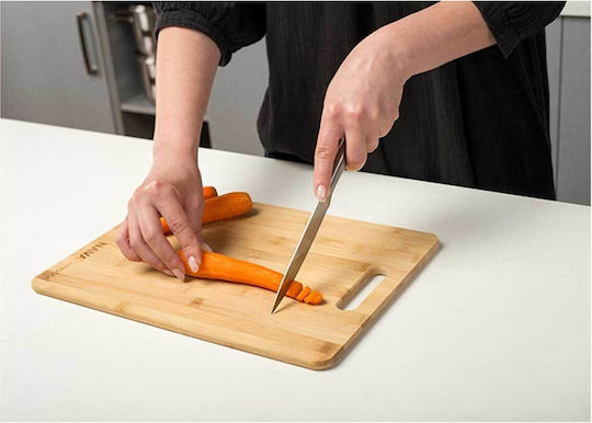 Nava Rectangular Wooden Chopping Board Beige 40x25.5cm