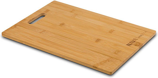 Nava Rectangular Wooden Chopping Board Beige 35.5x25.5cm