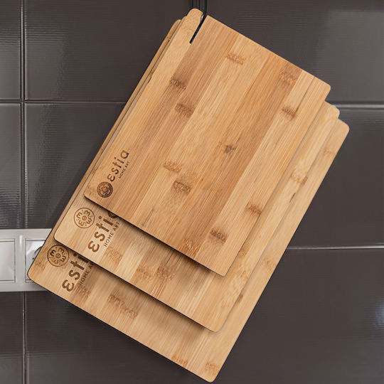 Estia Rectangular Bamboo Chopping Board Beige 27x20cm