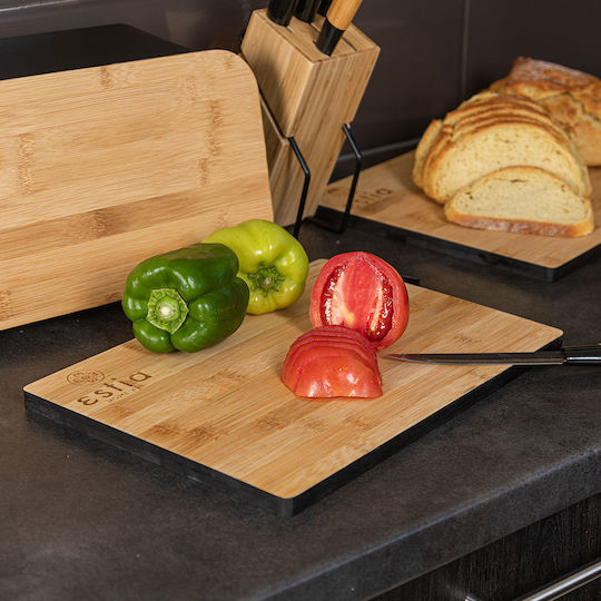 Estia Rectangular Bamboo Chopping Board Beige 27x20cm