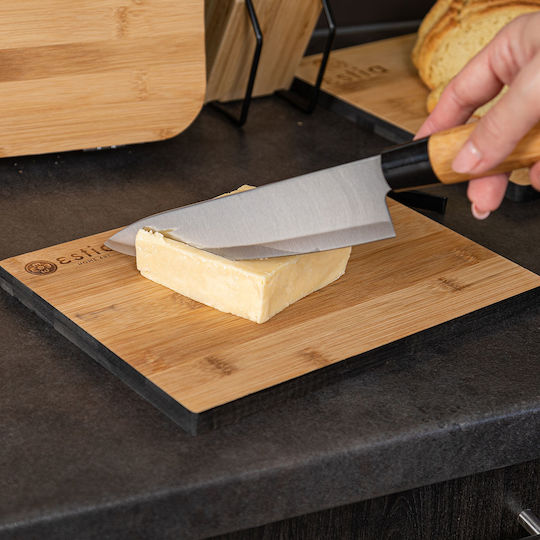 Estia Rectangular Bamboo Chopping Board Beige 33x24cm
