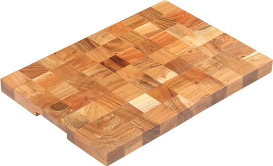 vidaXL Επιφάνεια Κοπής Ξύλινη Καφέ 50x34cm