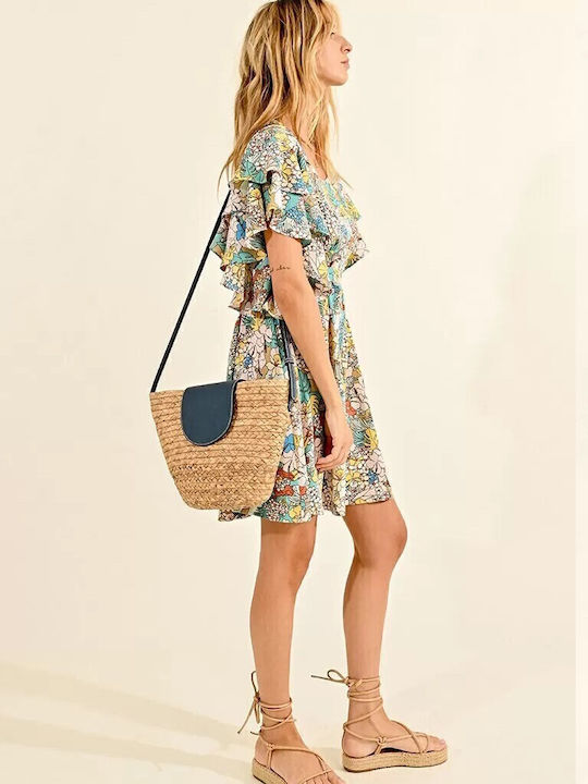 Straw Women's Bag Tote Handbag Multicolour