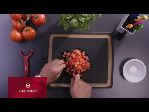 Victorinox Swiss Classic Module Suprafață de Tăiere Lemnoasă cu cuțit pliant Neagră 16.4x12cm 2buc