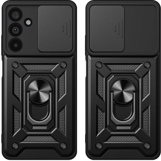 Tech-Protect Camshield Pro Umschlag Rückseite Silikon / Kunststoff Schwarz (Samsung Galaxy M55 5G)