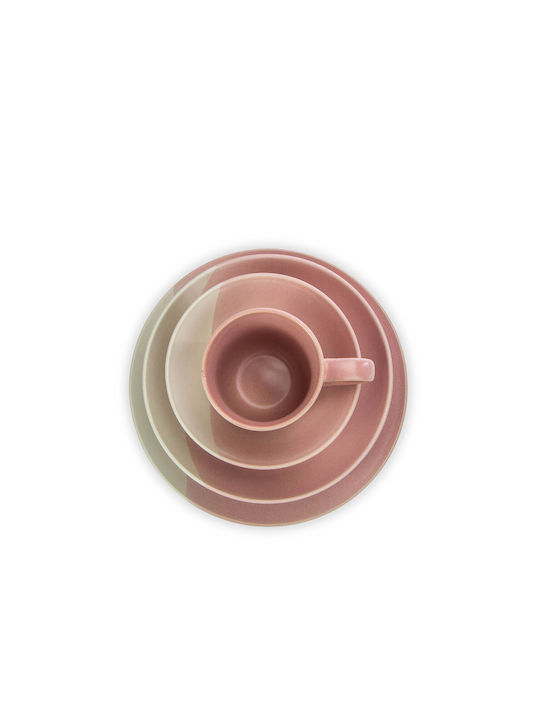 Viosarp Shallow Porcelain Pink Plate Diameter 27cm