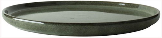 Dutch Rose Teller Untiefe Keramik Grün mit Durchmesser 27cm