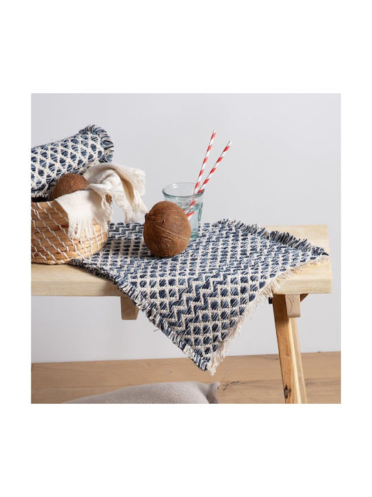 Nef-Nef Homeware Σουπλά Μπλε 48x33cm