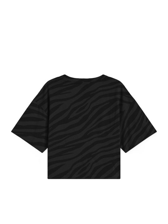 Freddy T-Shirt Tone-on-tone Zebra Print