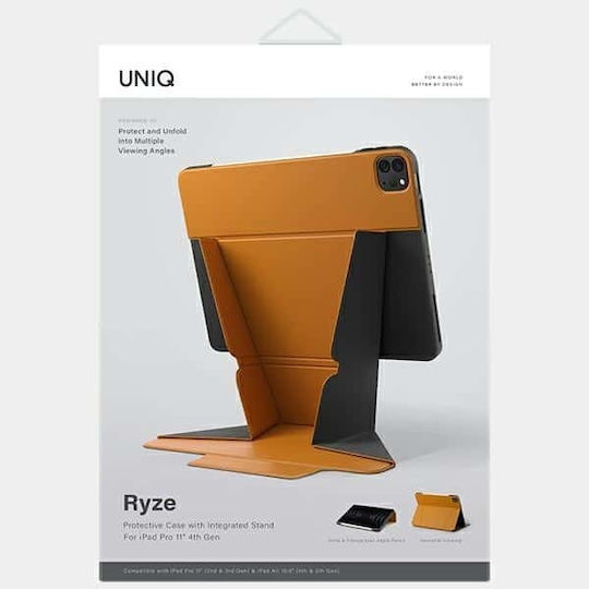 Uniq Ipad Flip Cover Κίτρινη (iPad Air 2020/2022 / iPad Pro 2018 11" / iPad Pro 2020 11" / iPad Pro 2021 11" / iPad Pro 2022 11'' / iPad Pro 2024 11" / iPad Air 11" 2024/2025/2026)