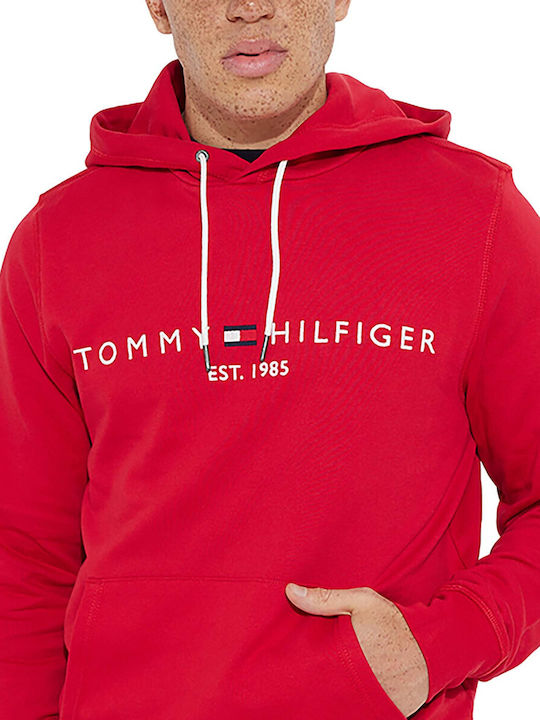 Tommy Hilfiger Herren Sweatshirt mit Kapuze Rot mw0mw13720-xlg