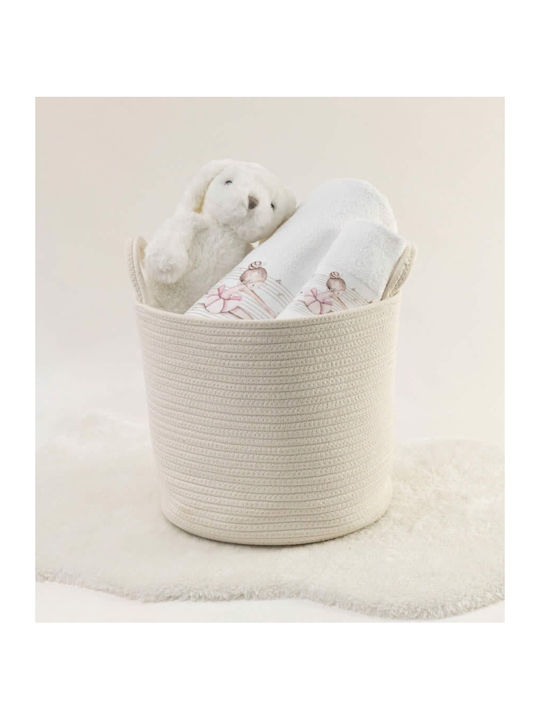 Borea Set of baby towels 2pcs White