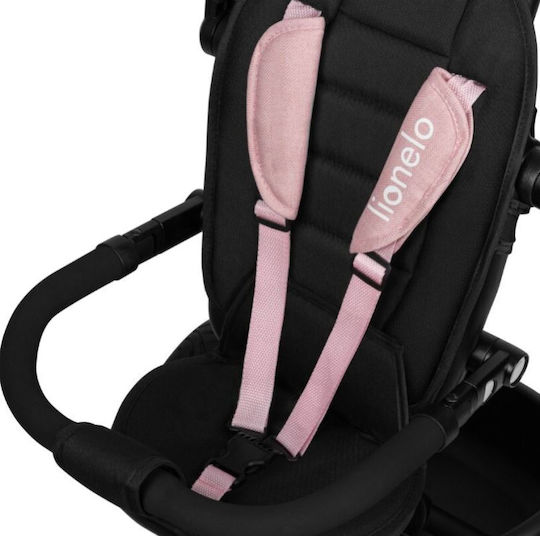 Lionelo Berry Convertible with Parental Handle for 9 Months Pink Rose