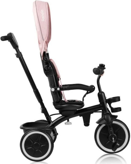 Lionelo Berry Convertible with Parental Handle for 9 Months Pink Rose