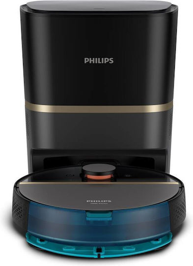 Philips HomeRun 7000 Series Aqua Aspirator Robot cu Cartografiere Laser și Putere de Aspirație 5000Pa Negru