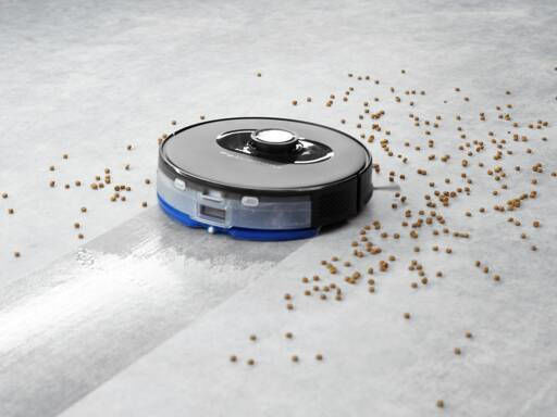 Rowenta X-Plorer S75 Animal Allergy Прахосмукачка Робот с Време на Работа до 120 мин и Покритие на Пространството до 120 кв.м Бяла