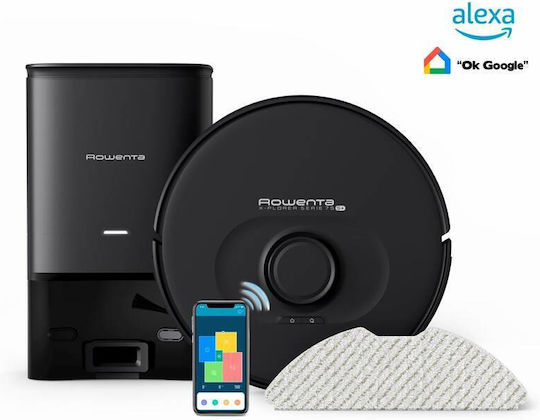 Rowenta X-Plorer Serie 75 S+ Прахосмукачка Робот с Лазерно Картографиране и Всмукателна Мощност 2700Pa Черна