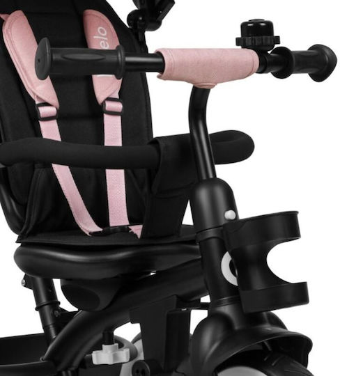 Lionelo Berry Convertible with Parental Handle for 9 Months Pink Rose