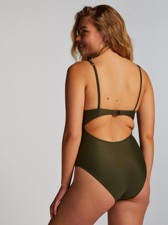 Badeanzug Dark Green