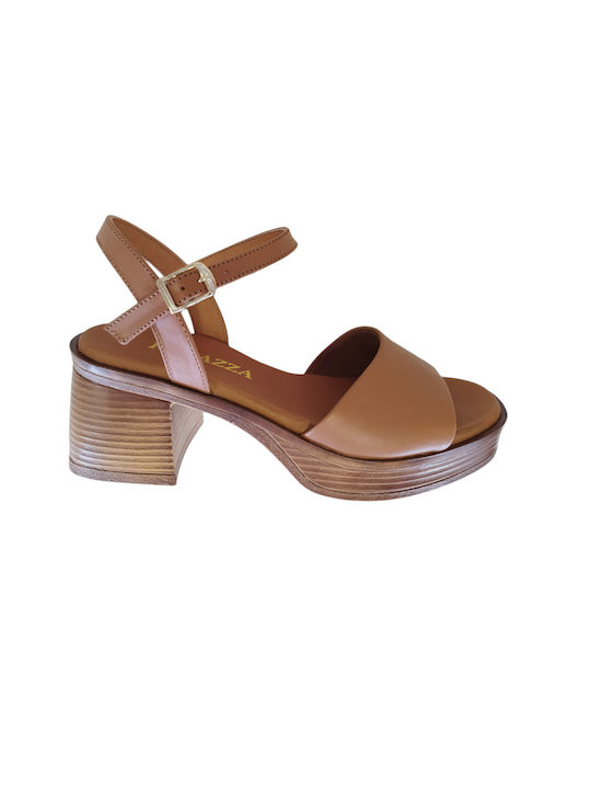 Ragazza Anatomic Leather Women's Sandals Tabac Brown