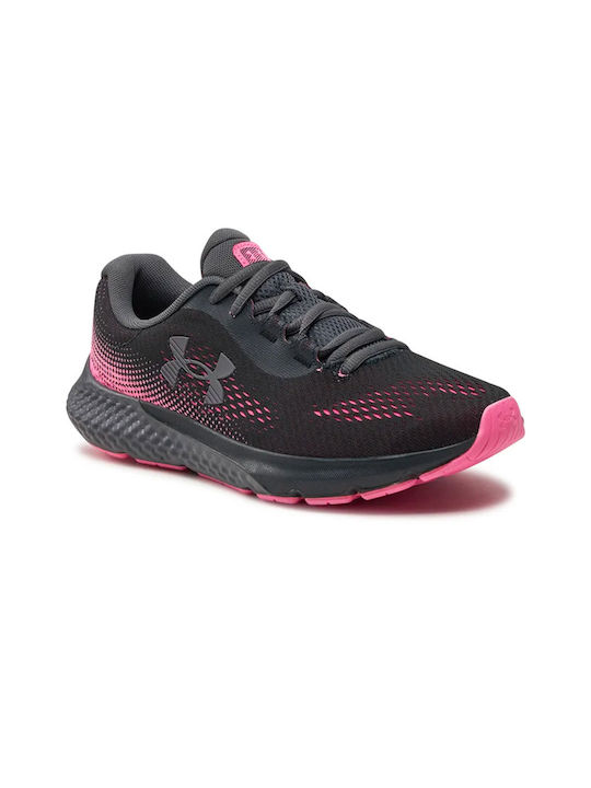 Under Armour Charged Rogue 4 Damen Sportschuhe Laufen Charcoal