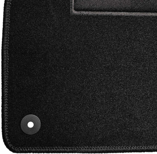 Set of Front and Rear Mats 5pcs for Opel Corsa 2006-2019 Black