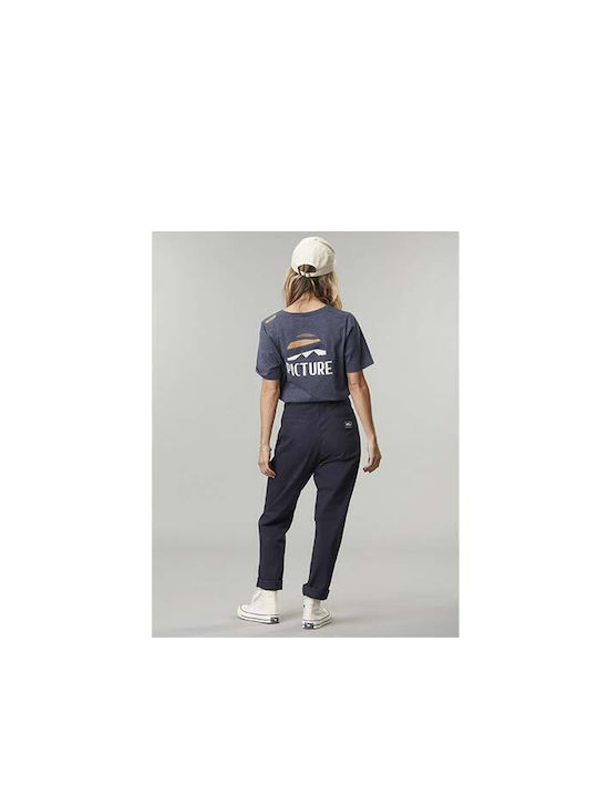 Picture Organic Clothing Γυναικείο Βαμβακερό Παντελόνι Navy Μπλε