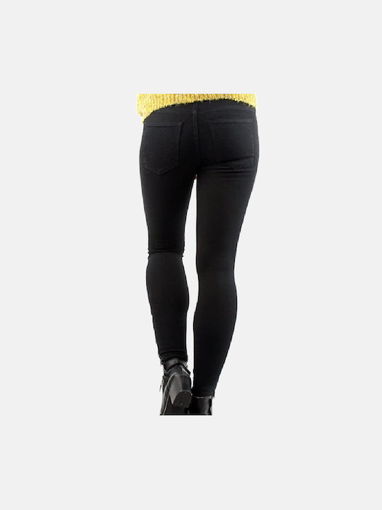 Dr Denim Femei Tesatura Pantaloni cu Croială Slim Negru