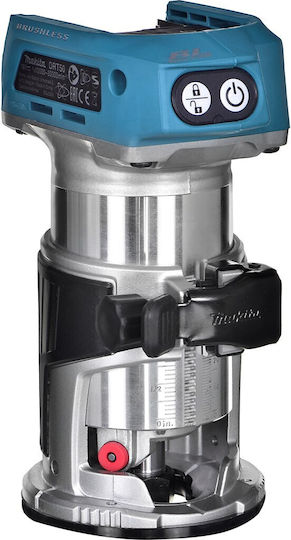 Makita DRT50ZX4 Κουρευτικό Περιθωρίων 18V Χωρίς Καρβουνάκια (Brushless) Solo με Ρύθμιση Ταχύτητας
