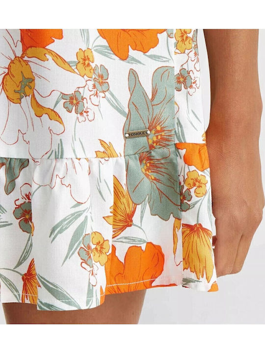 Sommer Mini Damenkleid Weiß