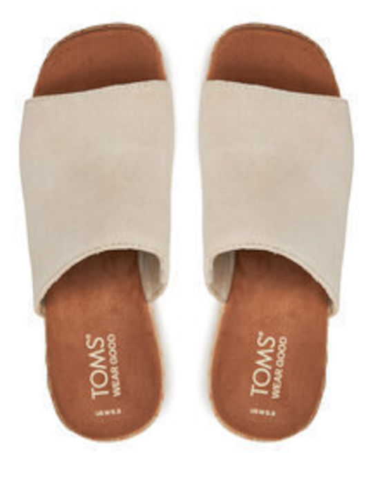 Women's Platform Espadrilles Beige