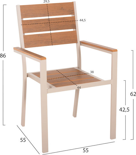 Πολυθρόνα 55x55x86εκ.